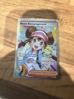 The Pokemon Company Pokemon TCG Rosa's Encouragement Full Art Holo 123/088 - Image 1