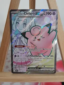 Pokemon TCG Journey Together Lillie's Clefairy Card EX 173/159 MINT Condition - Image 1