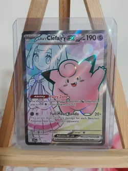 Pokemon TCG Journey Together Lillie's Clefairy Card EX 173/159 MINT Condition - Image 3