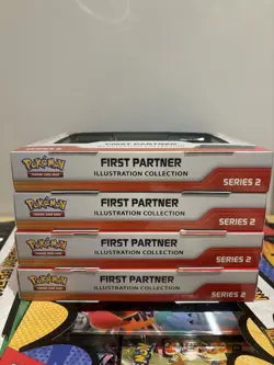 X4 First Partner Illustration Collection Series 2 NEW SEALED Pokemon TCG - Image 1
