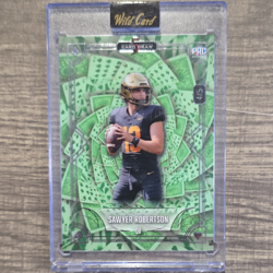 Wild Card 2025 5 Card Draw Sawyer Robertson Football 5CDCL-SR 4/5 - Image 1