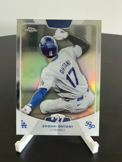 Topps 2024 50/50 Shohei Ohtani #27 Refractor SSP Los Angeles Dodgers - Image 1