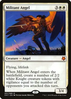 Militant Angel Game Night NM MTG - Image 1