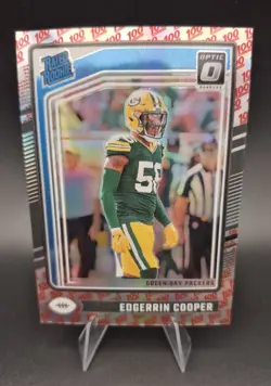 2024 Donruss Optic Edgerin Cooper #231 Rated Rookie 100 Emoji Green Bay Packers - Image 1
