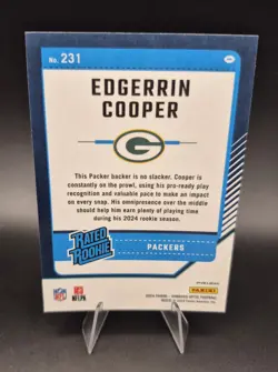 2024 Donruss Optic Edgerin Cooper #231 Rated Rookie 100 Emoji Green Bay Packers - Image 2