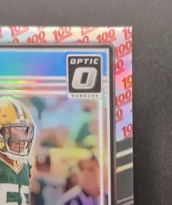 2024 Donruss Optic Edgerin Cooper #231 Rated Rookie 100 Emoji Green Bay Packers - Image 5