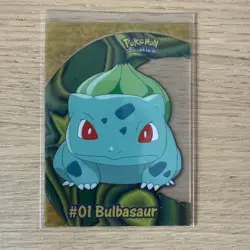 2000 Topps Pokemon TV Animation Series 2 #PC2 Bulbasaur Clear Card - Image 1