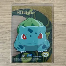 2000 Topps Pokemon TV Animation Series 2 #PC2 Bulbasaur Clear Card - Image 2