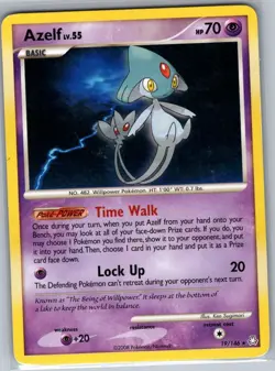 Azelf 19/146 Non Holo Legends Awakened - Pokemon Card - NM - Image 1