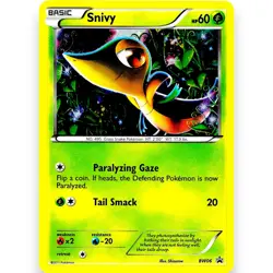 POKEMON BLACK & WHITE PROMO #BW06 SNIVY COSMOS HOLO PROMO CARD NM/MINT - Image 1