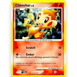 2007 POKEMON POP SERIES 6 CHIMCHAR HOLO #14/17 PROMO CARD NM/MINT - Image 1