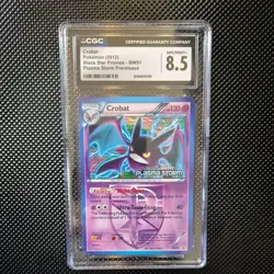 Pokemon Cards Plasma Storm Prerelease Promo: Crobat BW51 CGC 8.5 - Image 1