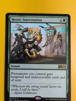 Heroic Intervention. M21 rare instant Magic the Gathering Card. - Image 1