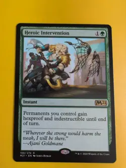 Heroic Intervention. M21 rare instant Magic the Gathering Card. - Image 2