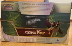 Pokemon Kleavor VSTAR Trading Card Set 2022 New In Box Sealed Collectible Cards - Image 2