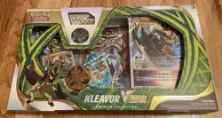 Pokemon Kleavor VSTAR Trading Card Set 2022 New In Box Sealed Collectible Cards - Image 3