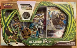 Pokemon Kleavor VSTAR Trading Card Set 2022 New In Box Sealed Collectible Cards - Image 4
