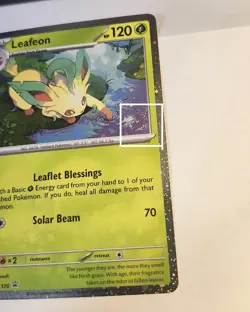BEST OFFER- Single Swirl- Leafeon #170 (Cosmos Holo)- SVP Promo Cards NM - Image 3