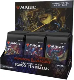 MTG D&D Adventures In The Forgotten Realms (2021) SET Booster Box - English NEW - Image 1