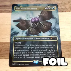 1x The Wise Mothman, Foil, Fallout Secret Lair 2455, Magic, MTG NM - Image 1