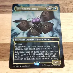 1x The Wise Mothman, Foil, Fallout Secret Lair 2455, Magic, MTG NM - Image 2