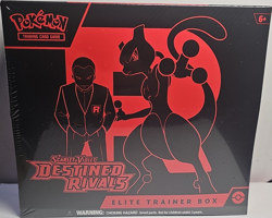 Pokemon Scarlet & Violet Destined Rivals Elite Trainer Box 2024 Mewtwo Giovanni - Image 1