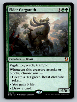 Elder Gargaroth M 0111 Aetherdrift Regular - Image 1