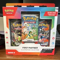 Pokemon TCG First Partner Illustration Collection Series 2 - 3 Packs - Image 1