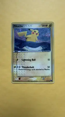 Pokemon TCG Pikachu Holo Inverted Back Error 12/17 - POP Series 5 - Image 1