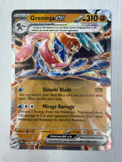 Greninja ex 106/167 Twilight Masquerade Double Rare Holo NM - Image 1
