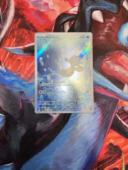 Pokemon Horsea 067/064 Shrouded Fable Illustration Rare Holo Light Play - Image 1
