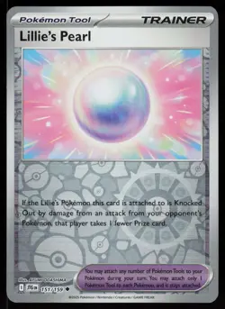 Lillie's Pearl 151/159 Uncommon Journey Together Pokemon Reverse Holo Near Mint - Image 1
