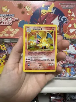 Charizard 4/102 Holo Rare Base Set Unlimited Pokemon HP/DMG - Image 1