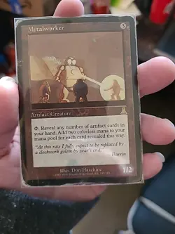 MTG Magic the Gathering Metalworker Urza's Destiny Very Poor Condition - Image 1