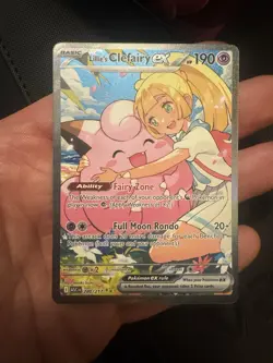 Pokemon TCG Lillie's Clefairy ex SIR 280/217 Ascended Heroes - Image 1