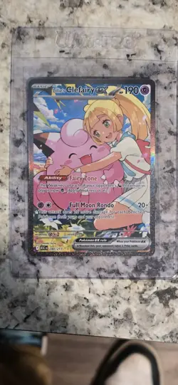 Pokemon Lillie's Clefairy EX SIR 280/217 Ascended Heroes Pack Fresh - Image 1