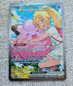 Pokemon TCG Lillie's Clefairy EX 280/217 - SIR- Ascended Heroes Mint - Image 1