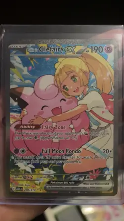 Pokemon TCG Lillie's Clefairy EX SIR #280/217; Ascended Heroes Pack Fresh - Image 1