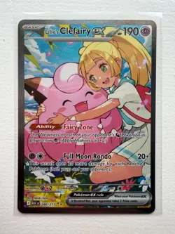 Pokemon TCG Lillie's Clefairy EX SIR #280/217; Ascended Heroes Pack Fresh - Image 1