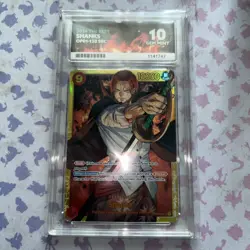 Shanks OP01-120 Romance Dawn SEC Ace Grading 10 Gem Mint - Image 1