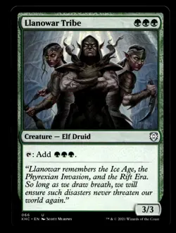 Llanowar Tribe 66 U Commander: Kaldheim - Image 1