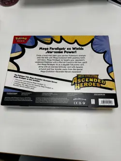 Pokemon TCG Mega Evolution Ascended Heroes Mega Feraligatr Ex Box - New & Sealed - Image 3