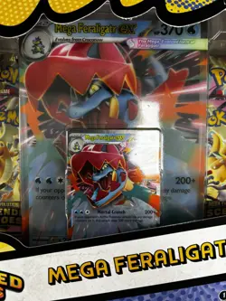 Pokemon TCG Mega Evolution Ascended Heroes Mega Feraligatr Ex Box - New & Sealed - Image 4