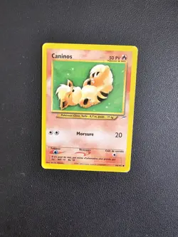 Carte Pokemon Caninos 68/105 Neo Destiny Wizards FR - Image 1
