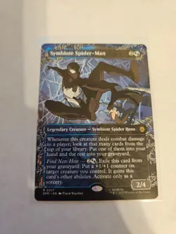 Symbiote Spider-Man Borderless 0217 MTG SPM Nm/M *ON HAND* - Image 1