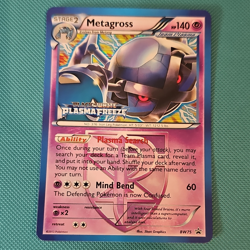 Metagross Team Plasma Promo Holo BW75 Plasma Freeze Stage 2 140 HP English dam 1 - Image 1