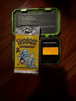 Pokemon Base Set 2 Booster Pack Gyarados Art Work Sealed Heavy 21.14g - Image 4