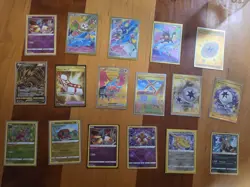 Pokemon TCG Huge Lot! 17 Cards!! NM. Rowlett, Poplin, Litten! Gold Cards!! - Image 2
