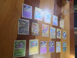 Pokemon TCG Huge Lot! 17 Cards!! NM. Rowlett, Poplin, Litten! Gold Cards!! - Image 3