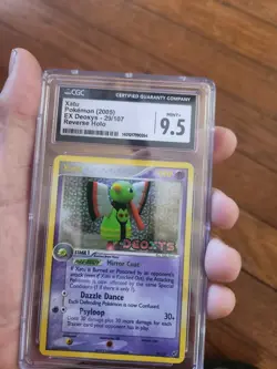 (POP 2) CGC 9.5 MINT+ 2005 Xatu Stamped Reverse Holo EX Deoxys 29/107 Pokemon - Image 1